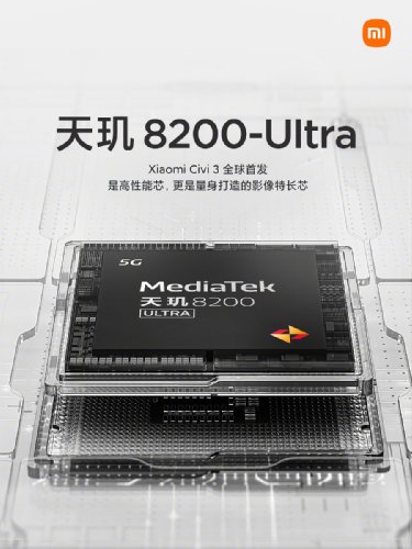 : Xiaomi Civi 3    Dimensity 8200 Ultra