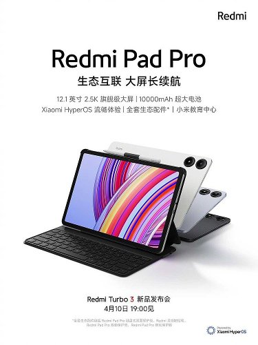 : Redmi Turbo 3  Redmi Pad Pro  10 
