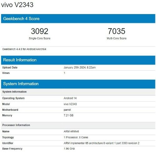 : Vivo Y38 5G  Snapdragon 4 Gen 2  8  