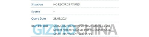 : Poco M6 Plus   