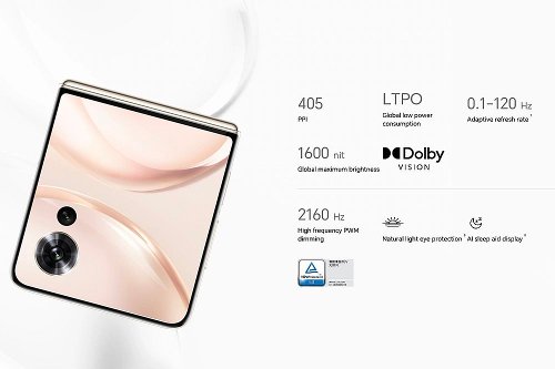: Honor Magic V Flip     4-  LTPO OLED