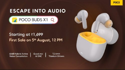 :  Poco Buds X1  40  ANC  12,4-  
