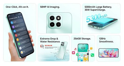 : Honor X6c    120   Helio G81 Ultra