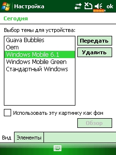 Windows Mobile 6.1 Professional