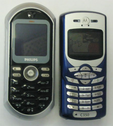 Philips 350  Motorola C350.
