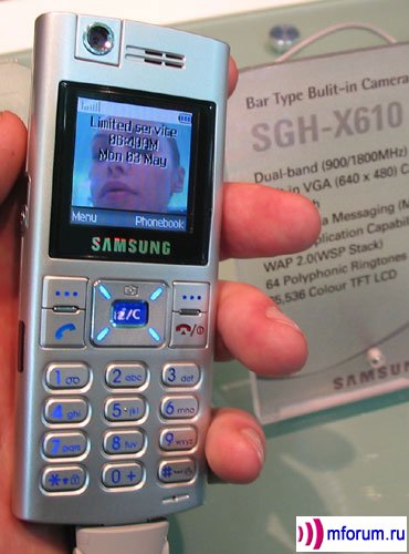 Samsung SGH-X610.
