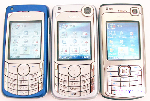    Nokia 6680, Nokia 6681, Nokia N70:  