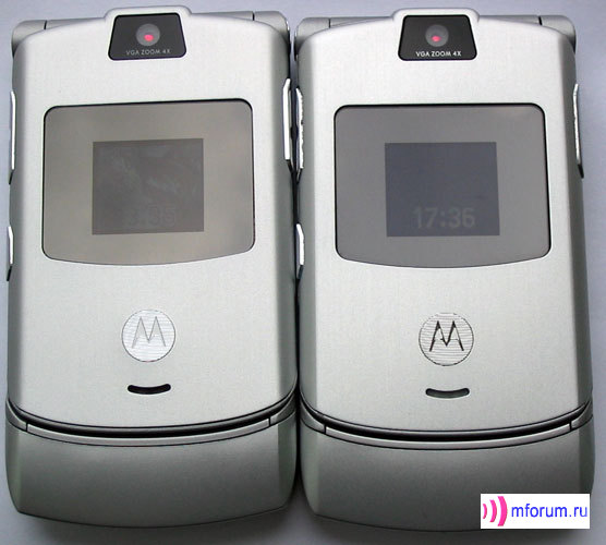 -   Motorola V3 RAZR: RAZR 