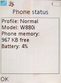 SonyEricsson W880i SonyEricsson W880i