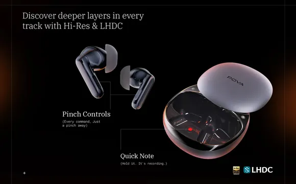 ������: � ����� ������������ Tecno Pova AI Buds Pro � ��-�������������, ��������� �� 78 ������ � 40 ������ ������