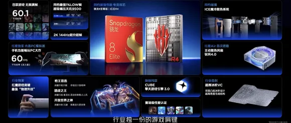 ������: Nubia RedMagic 11 Air � ����� ������ � ���� ������� ������� � ������������ � �������� �� 7000 ���